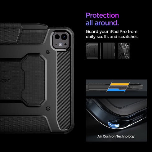 Spigen iPad Pro 11" M4 Case Rugged Armor Pro